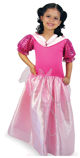 Fantasia de best sale princesa rosa