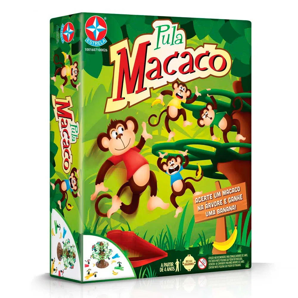 Brinquedo Jogo Do Macaco Não Deixe Cair Família Pula Macaco - Alfabay -  Cubo Mágico - Quebra Cabeças - A loja de Profissionais e Colecionadores!