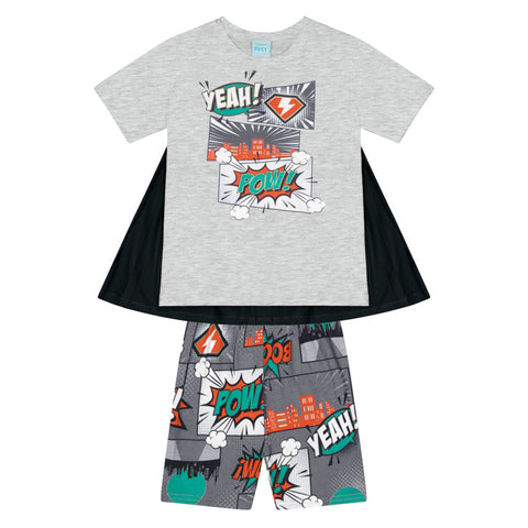 Pijama Infantil com Capa Menino Kyly