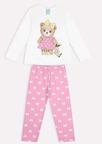 Pijama Brilha no Escuro Infantil Menina Kyly