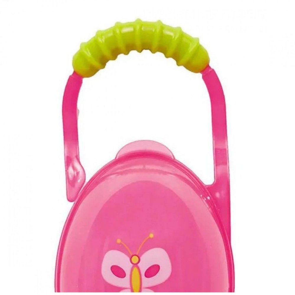 Case para Chupeta Rosa
