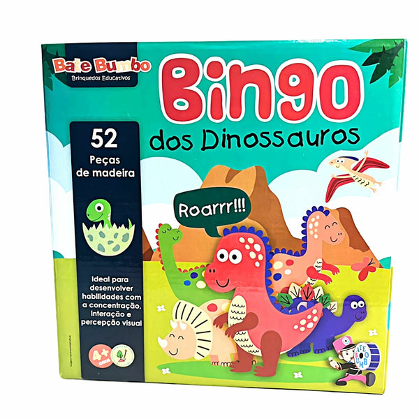 Jogo Bingo dos Dinossauros - ENGENHA KIDS - Produtos e acessórios