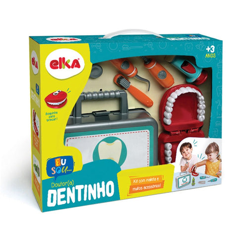 kit Educativo Profissões Dentista Elka Crescer Brincando