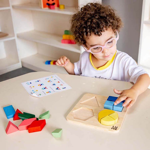 Forma as Formas Brinquedo Educativo Madeira