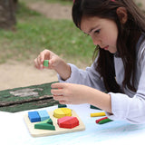 Forma as Formas Brinquedo Educativo Madeira